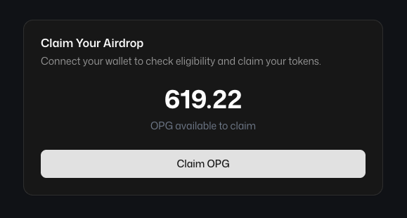ircisod's tweet photo. $OPG Airdrop and Trading Live

Claim: 
🔗https://t.co/ZGaJGNyr5A

#Opg #Airdrop https://t.co/s2PgZWP4ib