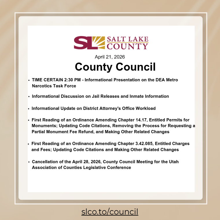 Salt Lake County Council tweet media