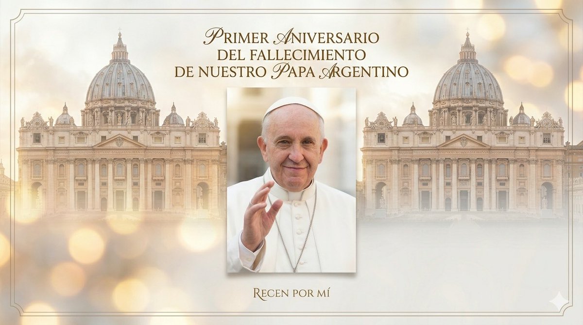 A un año de la partida de Bergoglio. Lo trataron de "maligno" y "comunista", pero él no devolvió ni un golpe. El silencio de los que saben y el pedido de siempre: "Recen por mí". Un maestro del ajedrez político que sacudió el mundo sin levantar la voz. 🇦🇷🇻🇦 #Bergoglio