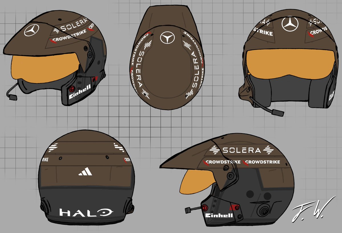 Seeing <a href="/Microsoft/">Microsoft</a> sponsor <a href="/MercedesAMGF1/">Mercedes-AMG PETRONAS F1 Team</a> got me thinking.
What a perfect way to promote <a href="/Halo/">Halo</a> Campaign Evolved.
Halo x Mercedes. The car, the helmets, the suits. It would be legendary.