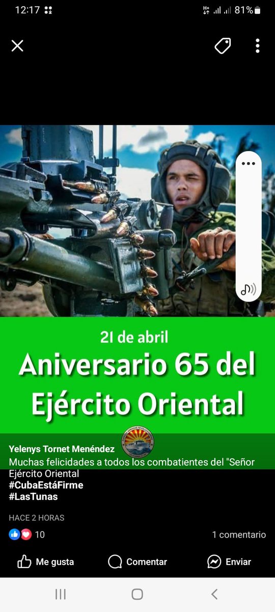 #PirLasTunasLaVictoria.Felicidades por los 65 aniversario  del Ejercito Oriental.