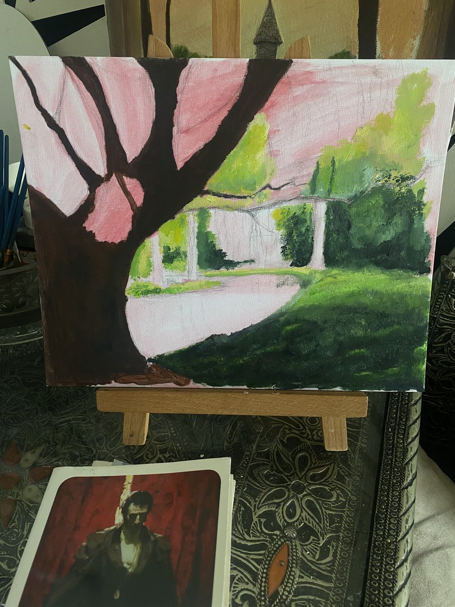 pinkxgunn's tweet image. Step by step  #art #oilpaint #artmoots