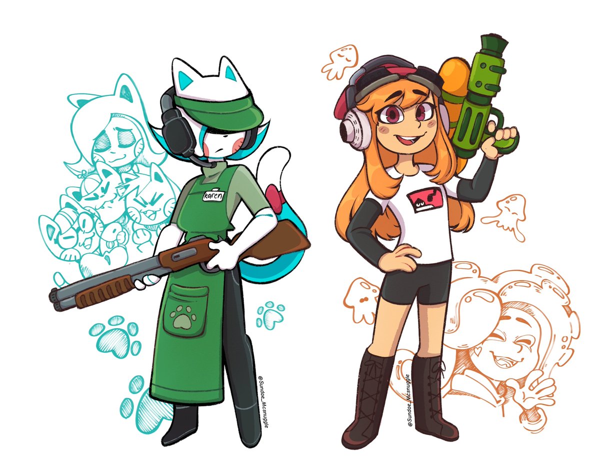 Alvibes00's tweet image. Smg4 gals ✨️ and their signature weapon🛡🗡
#SMG4 #Smg4meggy #Smg4karen #Smg4melony #Smg4tari #Smg4saiko #Smg4fanart