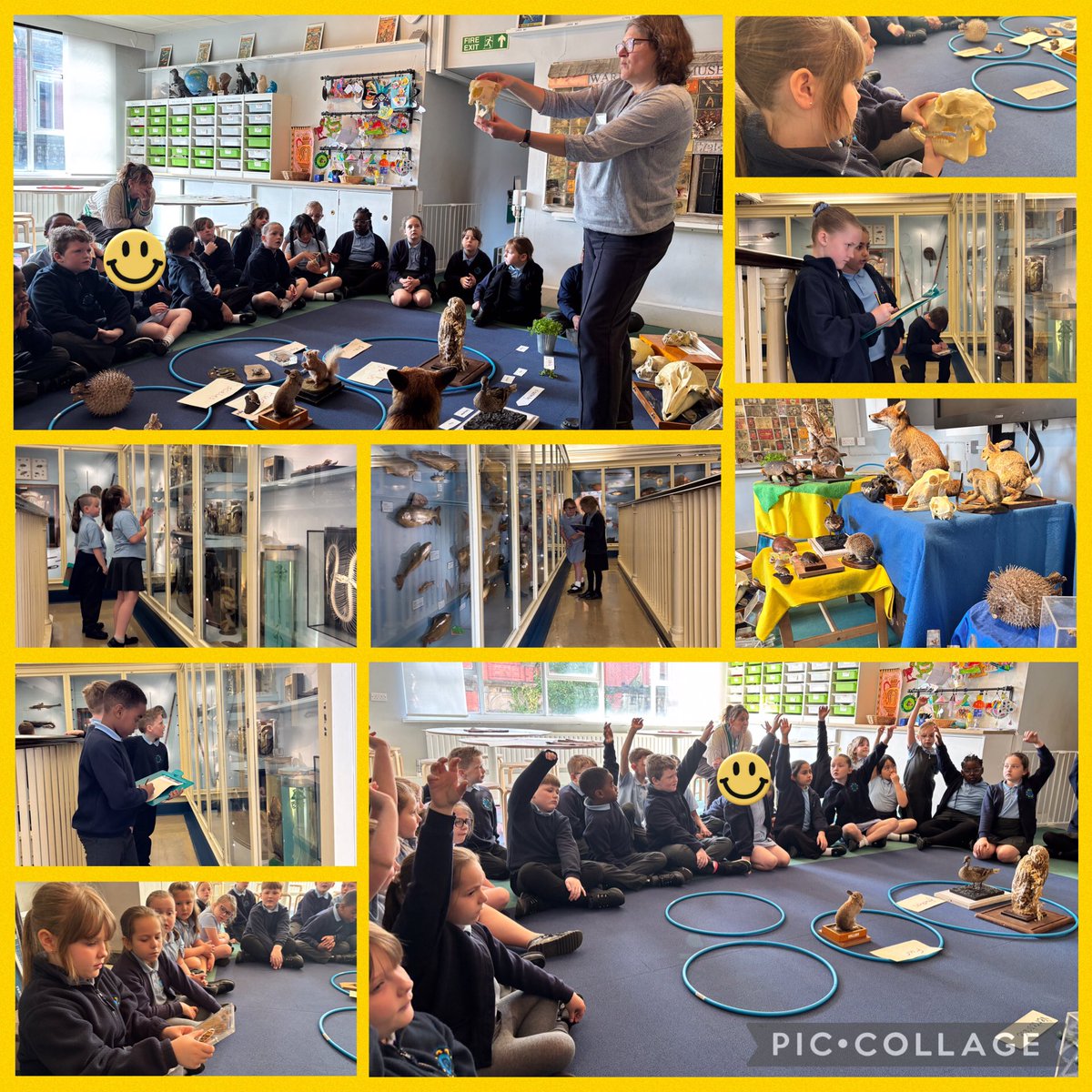 StAugustinesCPS's tweet photo. Year 3 & 4 had a great day at Warrington Museum. We explored vertebrates and invertebrates in our science workshop, then got creative composing music inspired by predators and prey. #StAugustinesScience #StAugustinesMusic https://t.co/r42a6EXWsJ