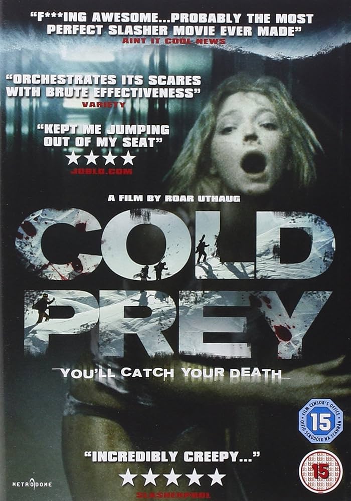 weyland76's tweet image. I never hear anyone talk about this incredible Norwegian #slasher. Brutal, effective and genuinely scary, it feels unjustly overlooked. The sequel was decent but didn't quite hit the heights of the first. Less said about the 3rd one the better. 
#ColdPrey