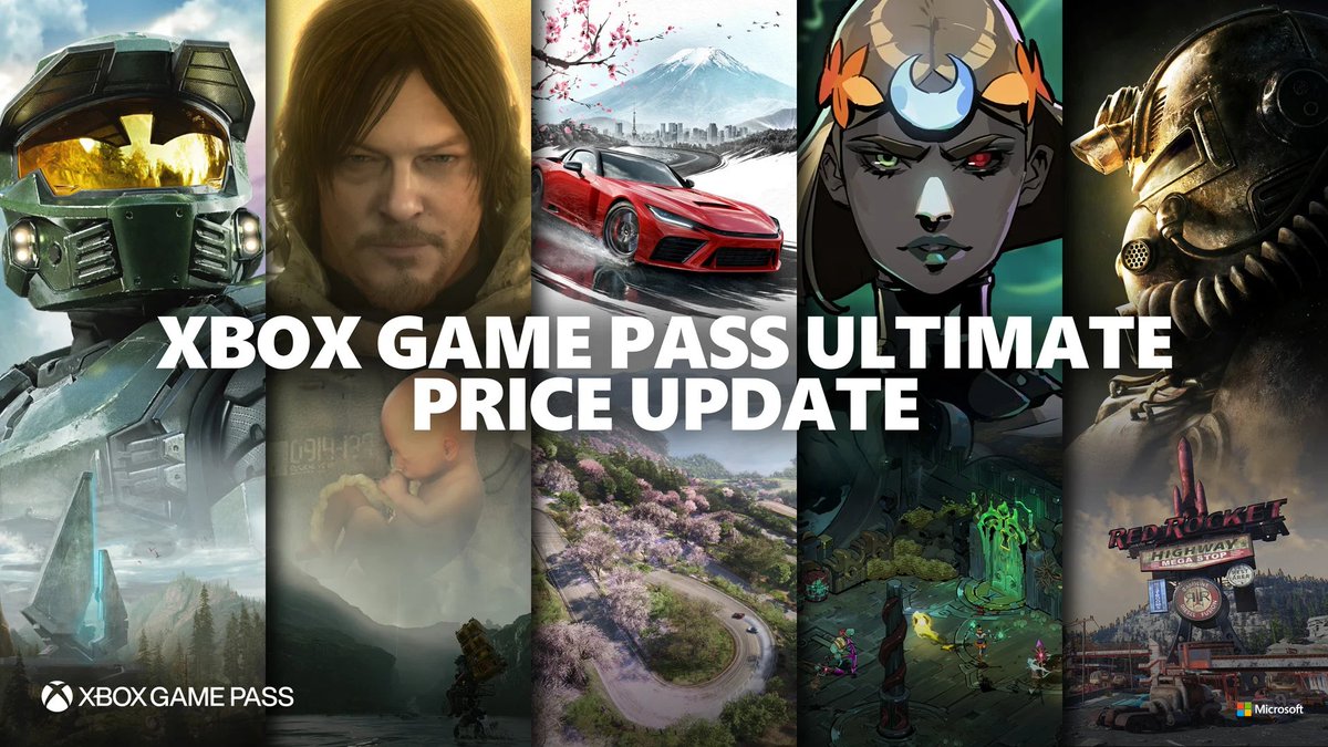FilmFrontline's tweet image. Xbox Game Pass Ultimate and PC Game Pass just got a price drop starting today, with Ultimate now reduced from $29.99 to $22.99 per month, making the service more affordable for gamers

#XboxGamePass #GamePassUltimate #Xbox #PCGamePass #GamingNews #Microsoft #GameDeals #XboxUpdate