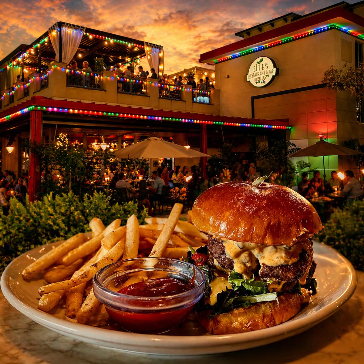 ChefEddieN's tweet photo. Perfect spring weather. Perfect Burger Tuesday.
Tonight at Bites &amp; Bubbles, get our famous Duck Fat Infused Chef’s Burger for just $5 with the purchase of a cocktail, mocktail, beer, or wine.
From 5 PM to close. Come hungry. #BitesAndBubbles #BurgerTuesday #OrlandoFoodie https://t.co/P5WEHPXtGS