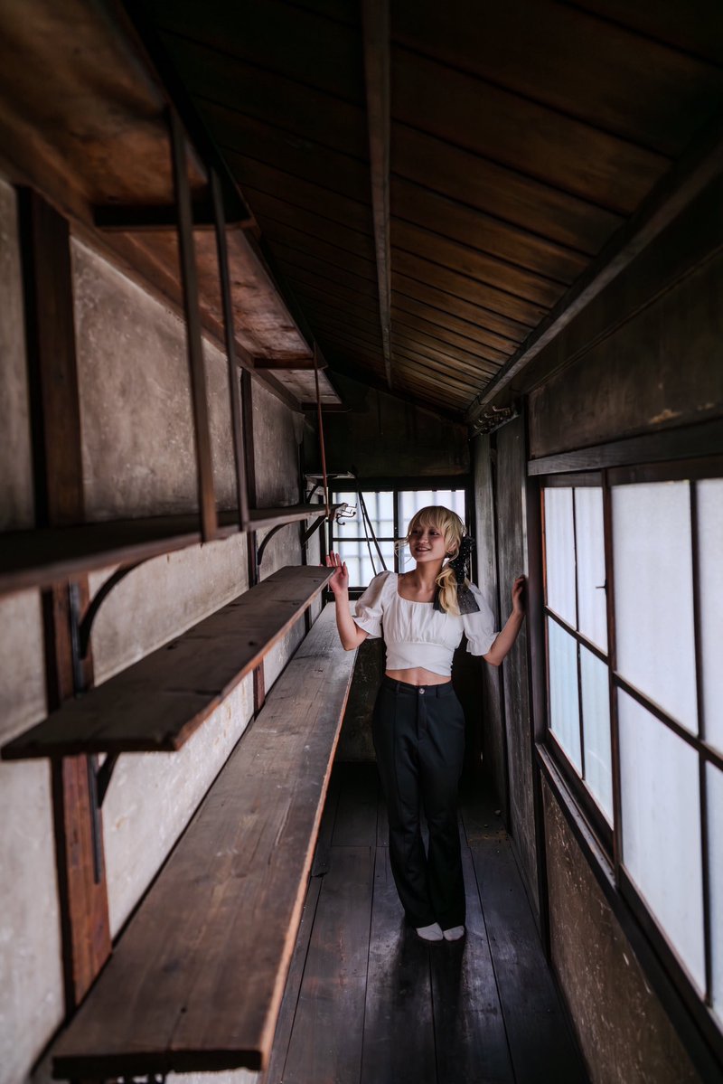 kanbotusan's tweet image. 2026.4.19
レゼル撮影会
『田舎に連れてこられて不機嫌なギャル』
(お腹痛いのに頑張ったの)

#husky
#空良