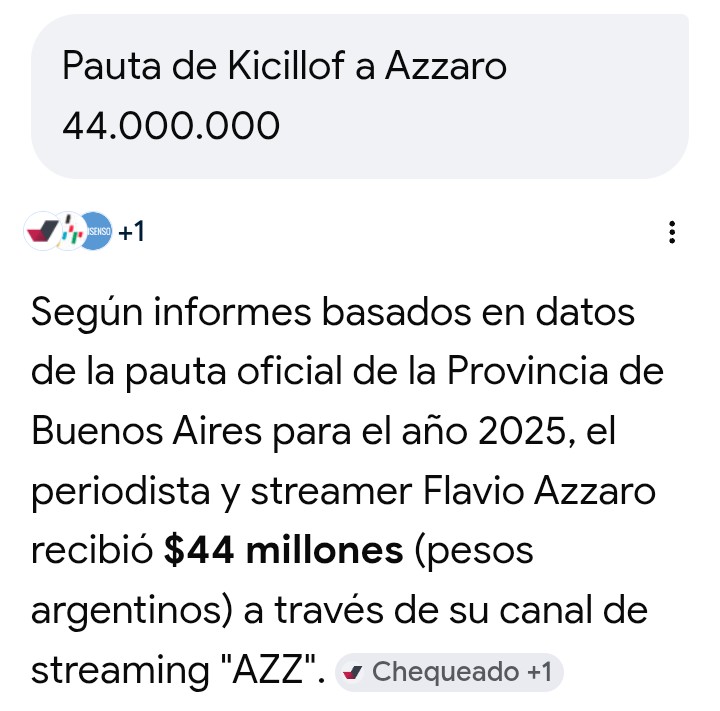Tremendo sobre se lleva Azzaro de Kicillof .Cuánto se llevará de Riquelme, mejor dicho de Boca  ? ( lo mismo Ladaga, Gentili etc para defenderlo ? )