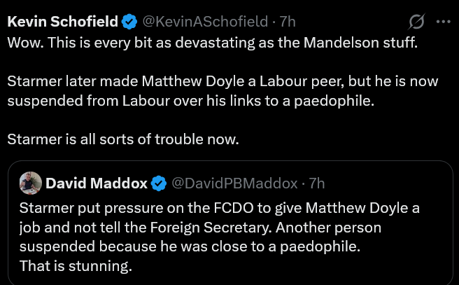 gr8musicvenues's tweet image. x.com/BarbaraJurado4…
Bonus, Promotion, Corruption runs through Starmer's  #BlueLabour Administration, along with the crimes of Complicity With the Pariah Zionist Regimes Atrocities. Resign NOW!