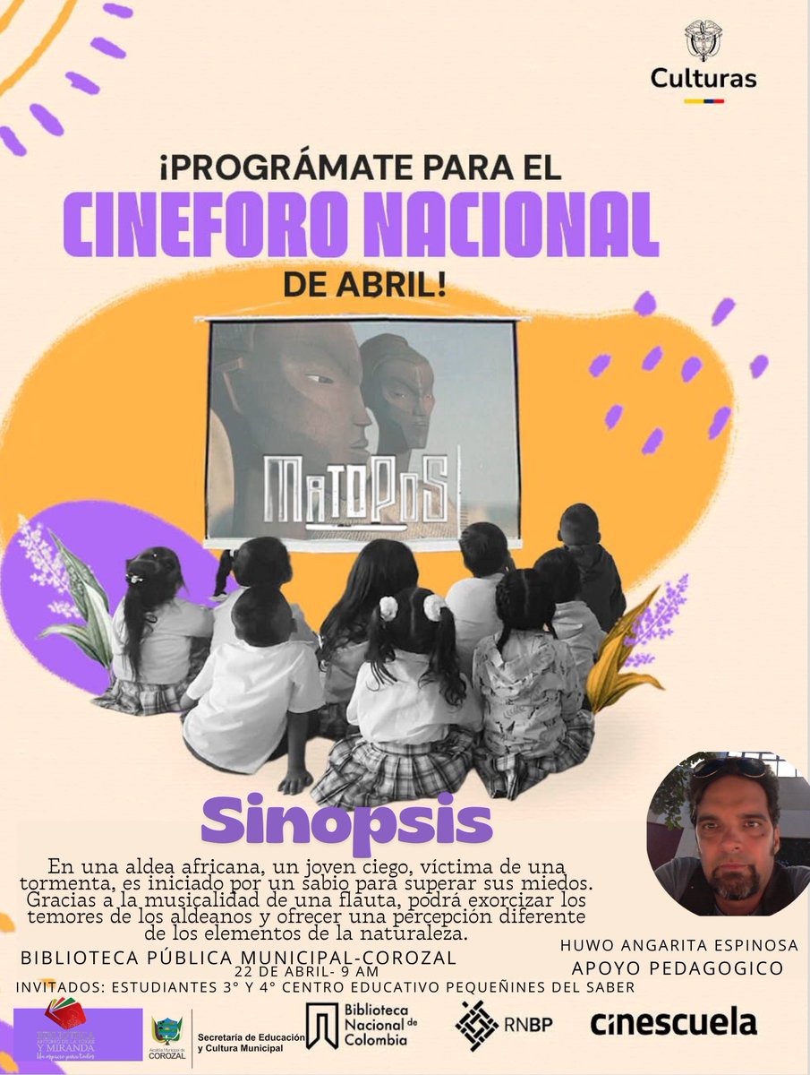 hughe182's tweet photo. Compartiremos con niños este corto de animacion sobre animismo, que nos dice que todas las cosas naturales son sabias y magicas @BibliotecaNalCo https://t.co/wjRDEyYxso