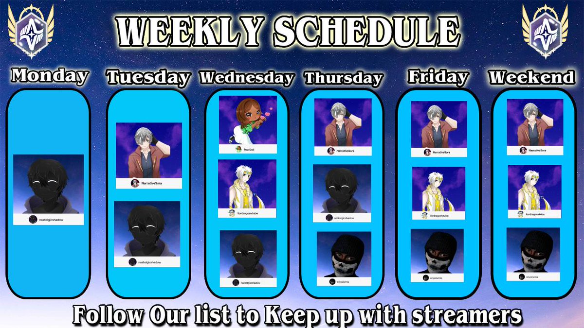 vibeVentures024's tweet image. 🚨 Stream Team Daily Schedule!🚨 🔥 Who’s live &amp;amp; when? Stay tuned for epic gameplay, wild moments, and non-stop entertainment! 💬Drop by, chat, and vibe with us! 🔥😁 #TwitchStreamers #VtubersUprising #VtuberSupport
