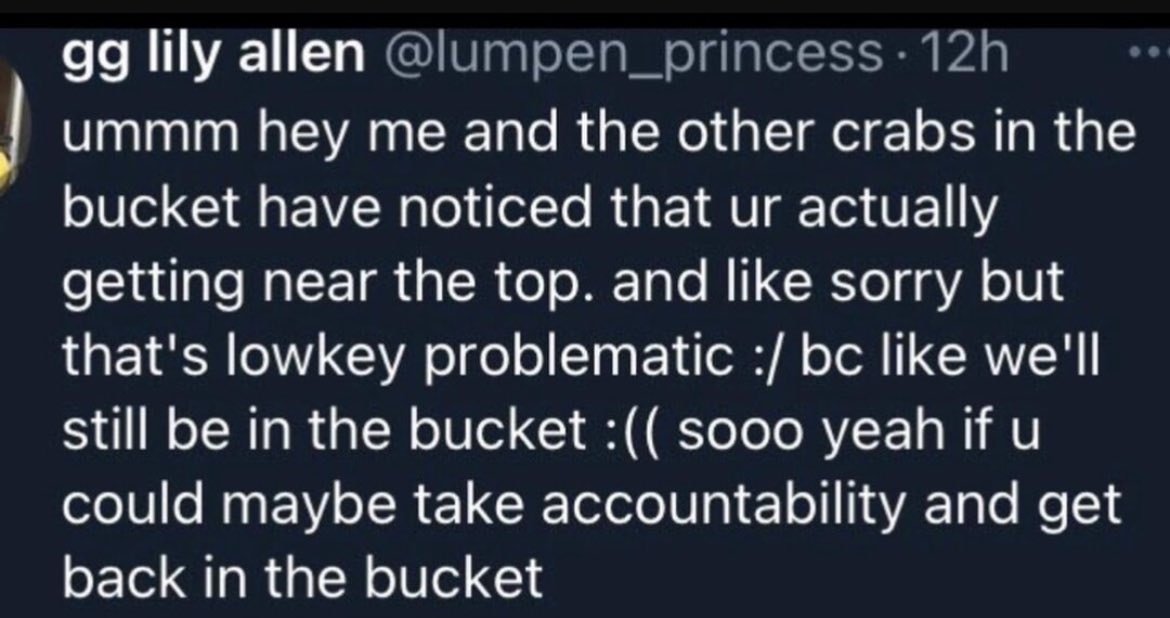 Infection556's tweet photo. @growing_daniel Crabs in the bucket behavior. https://t.co/WyAbvuSxqy
