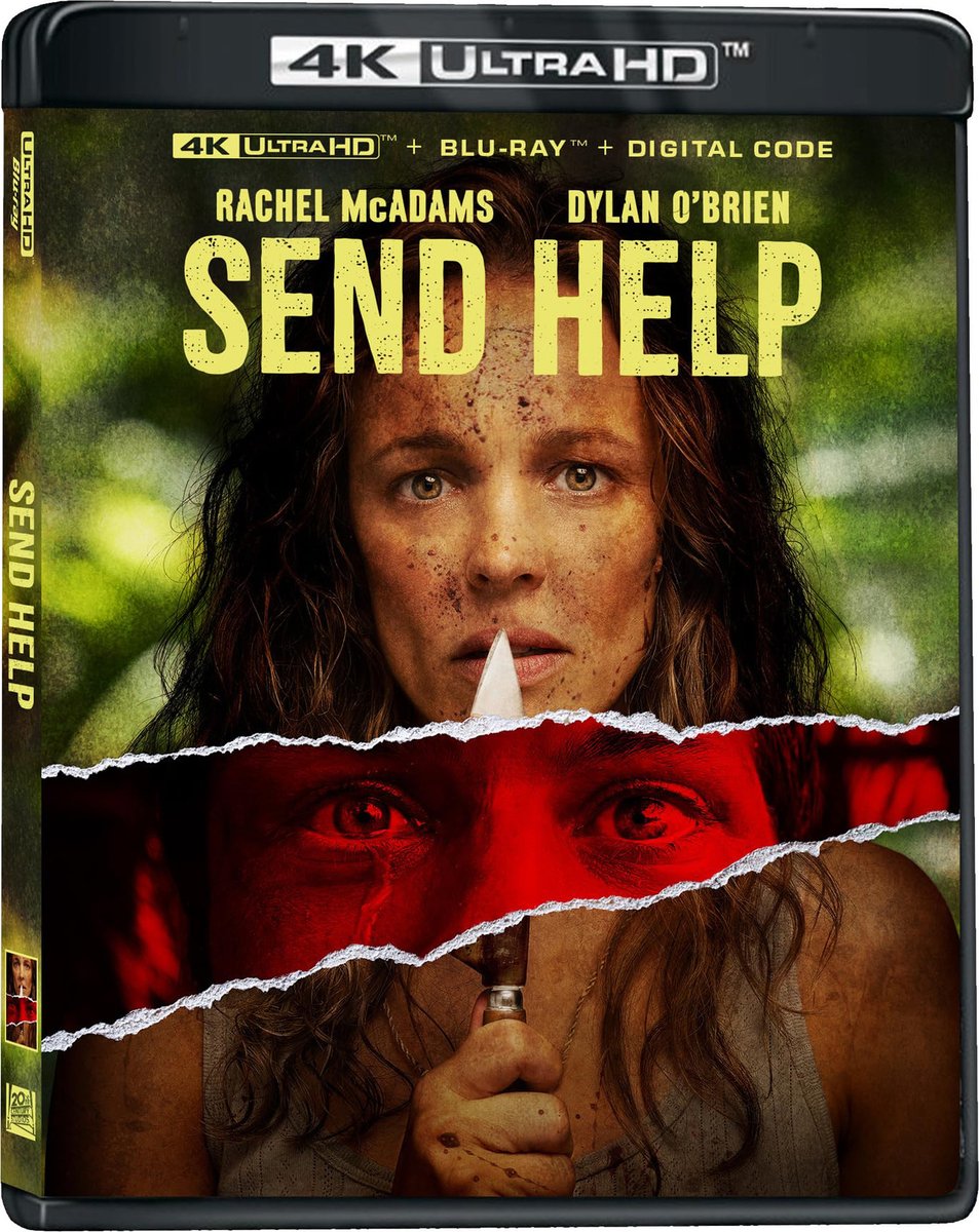 Live_for_Films's tweet photo. What’s New in Home Video &amp; Pop Culture – April 21, 2026 – Send Help, Primate, Sleepers, Die My Love, Punk’n Heads and more. Details here https://t.co/DdUsc89RJK

#film #graphicnovel #TV #comic #newreleases #outthisweek #4K #Bluray https://t.co/EC0i75A99I