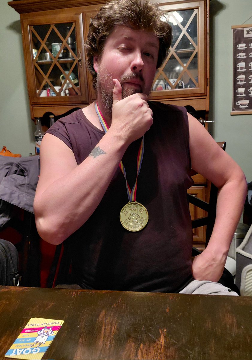 JenJohnsonnn's tweet photo. Ever played G.O.A.T? Greatest of All Time charades games,  great for adults and kids! We had a blast during our game night.  Chris won the first round which disappointed the children. 😆 Who will win next time?? 

@TacoCatGames @Tryazon #goat #bingbangboom #familyfun #gamenight https://t.co/2dEB4aosn7