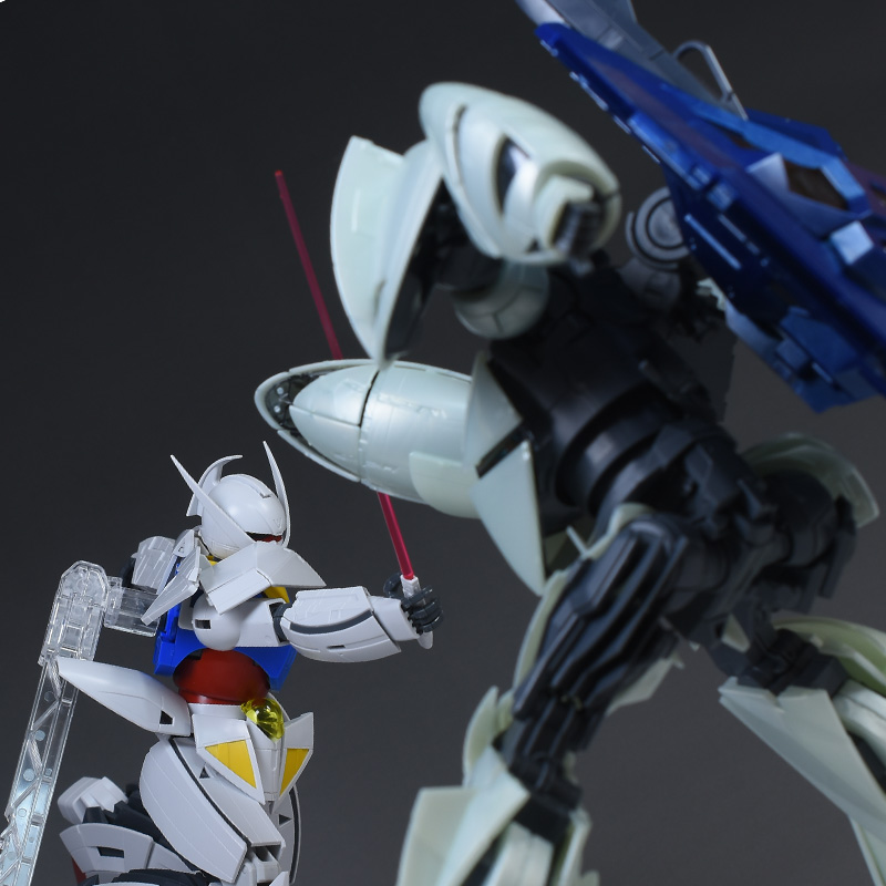 gundams_blog's tweet image. MG ∀ガンダムのレビューを投稿しました。シド・ミードによる独特なデザインを高精度に再現しつつ、胸部サイロ展開やコア・ファイター分離など劇中ギミックも充実。細身構造でポージングも決まりやすい良キットです。x.gd/QXVU0  #ターンエーガンダム #ガンプラ #MG #レビュー