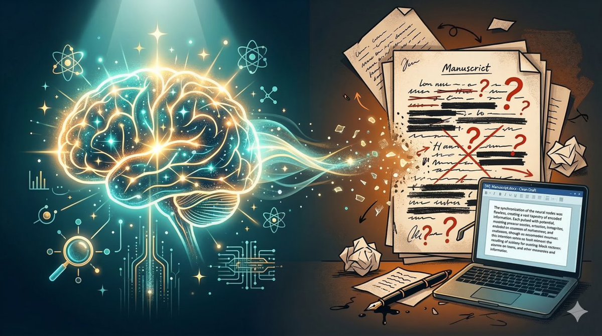 Sci_Editing's tweet image. 🔬 Your research is brilliant. Your manuscript? Maybe not.

60% of rejections = poor writing, not bad science.

Get Ph.D.-level scientific editing in minutes.

2 free manuscripts/month ✨

ift.tt/I6JsrQ1

#GlobalScience #PostdocLife