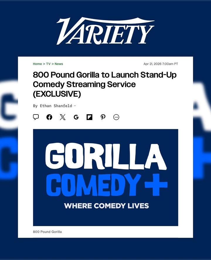 🍷800 PGM Set To Launch Stand-up Comedy Streaming Service 

#wheretofindstandupcomedy