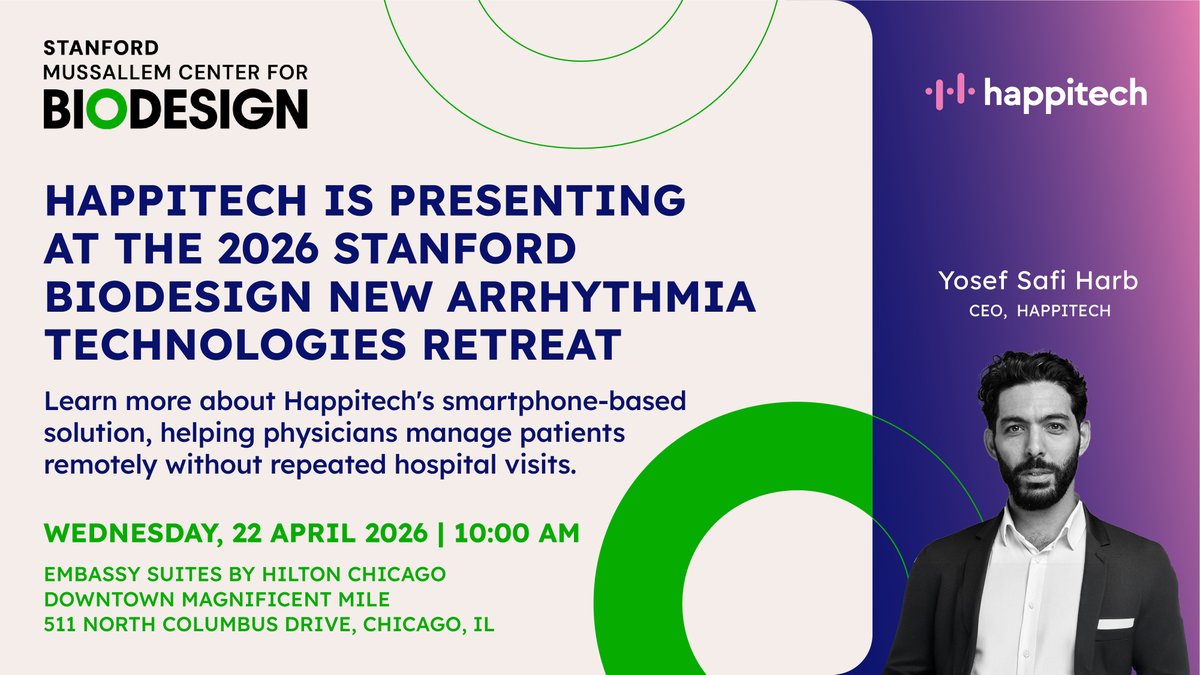 Happitech - smartphone based AF detection tweet media