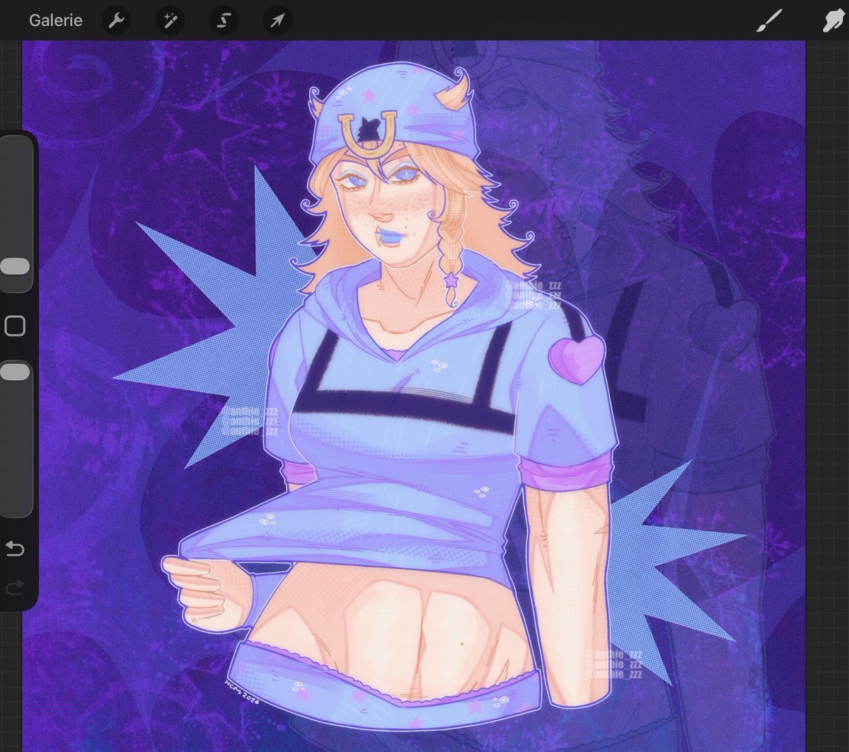 Girly girl Johnny with a weird aaaah anatomy 
#jjbafanart #sbr #steelballrun
