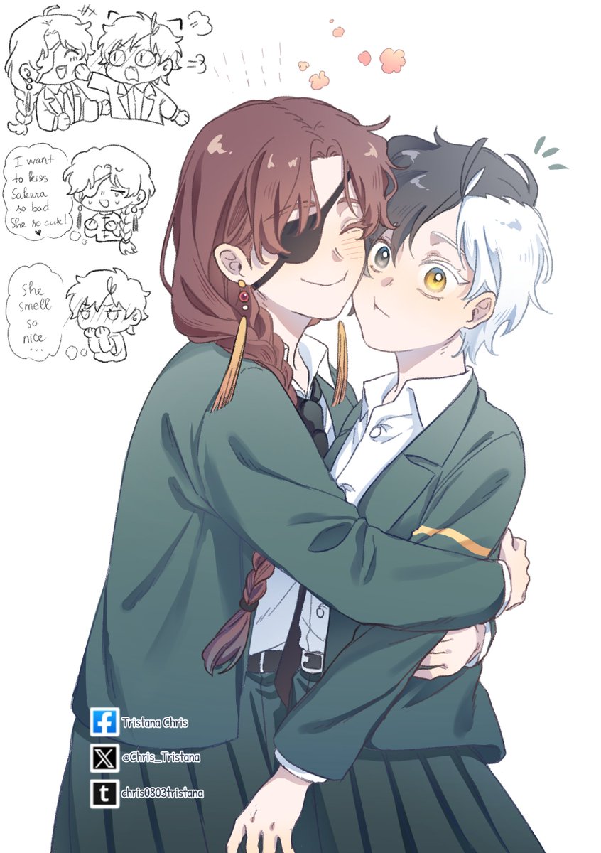 🫖🌸♀️
Suo gave Sakura a hug.