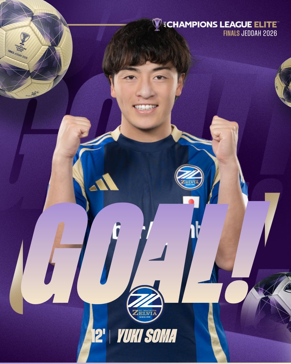 ⚽ 𝗚𝗢𝗔𝗟 | 🇯🇵 FC町田ゼルビア 1️⃣-0️⃣ シャバーブ・アル