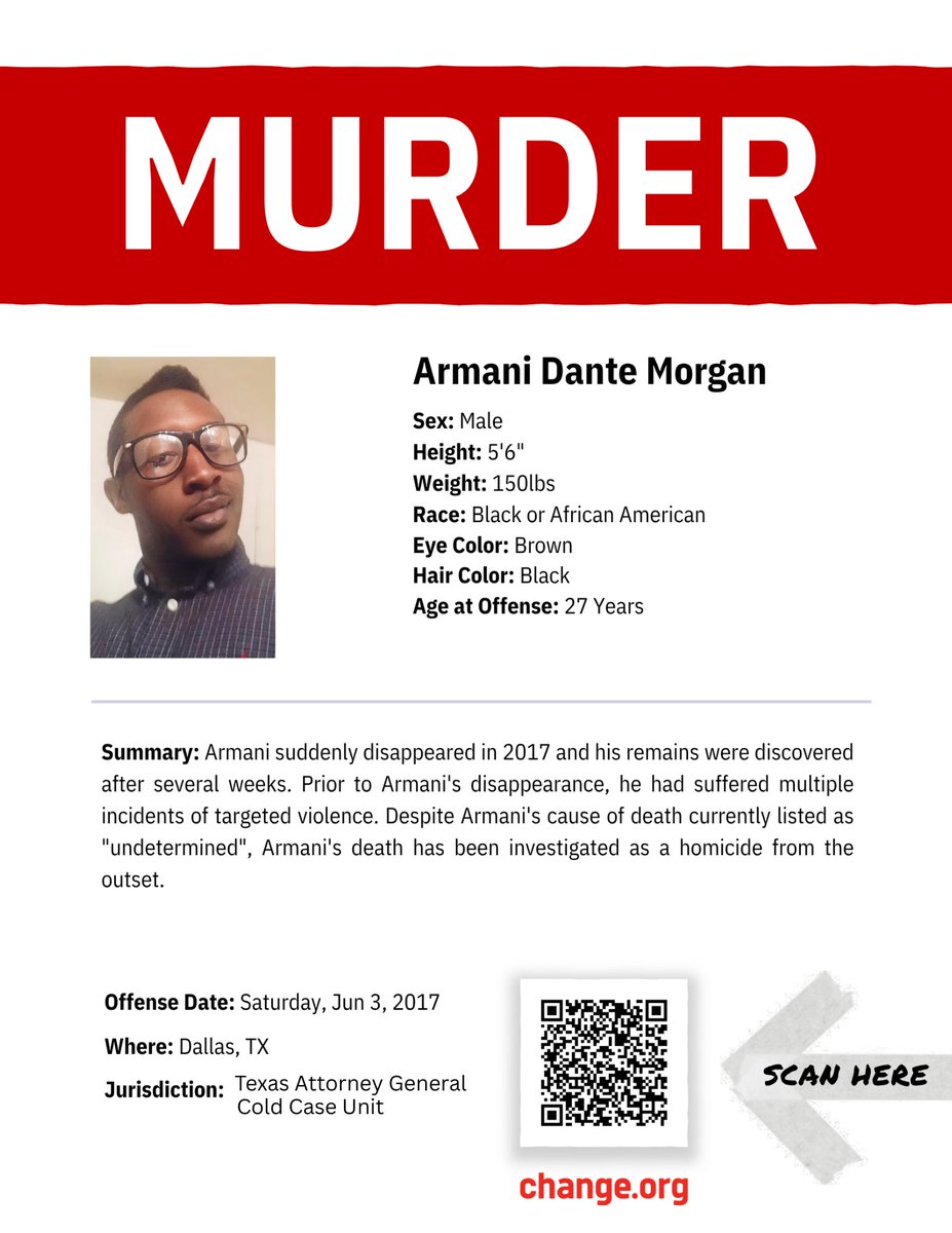 LightTheWay22's tweet image. #ArmaniDanteMorgan was killed in Dallas, #Texas in 2017, and his case is still unsolved. Sharing helps keep pressure on for answers. His family deserves justice. #TipTuesday