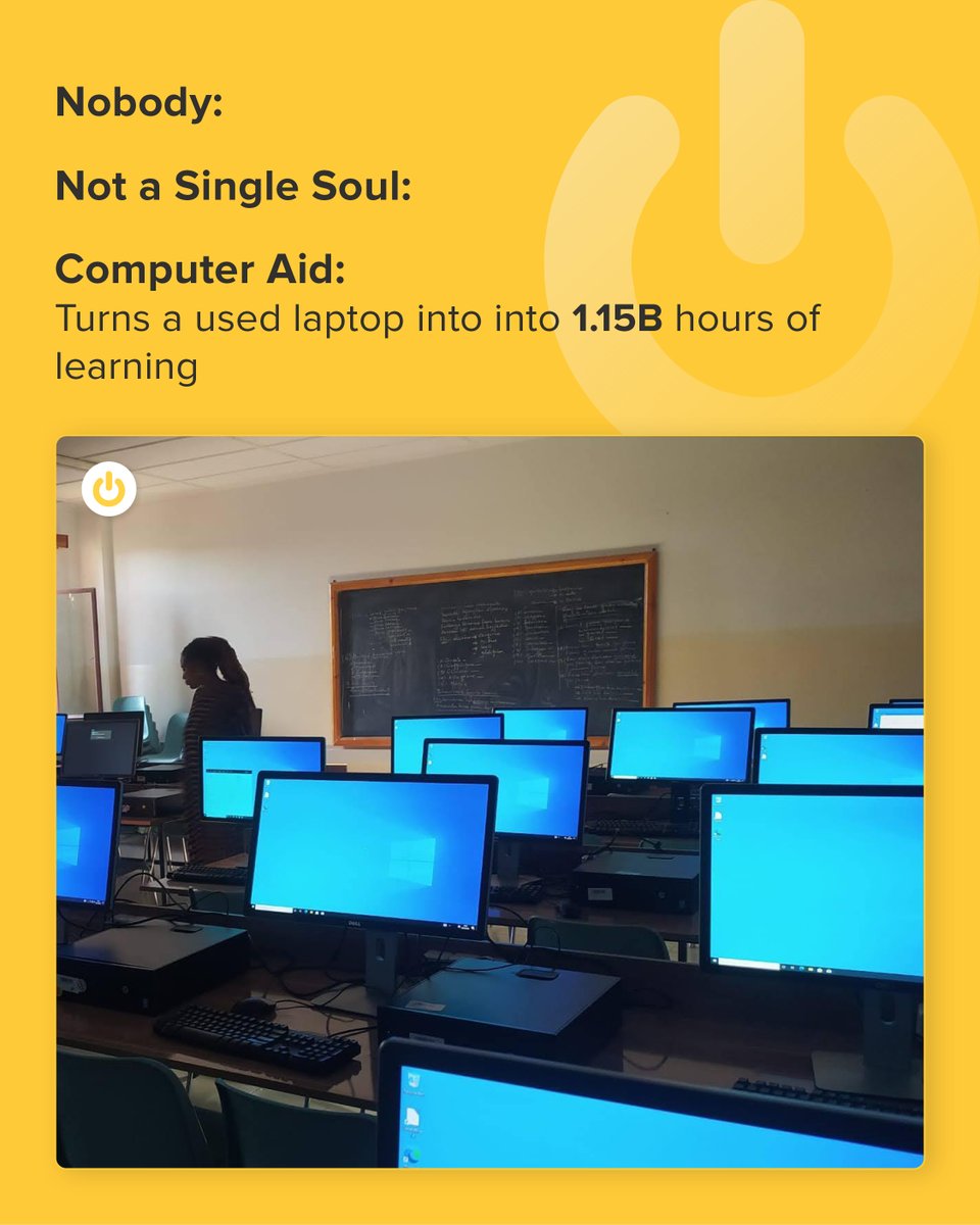 Computer_Aid's tweet image. Yes, we really do that - and more.

From refurbishing devices to delivering ICDL training and equipping 100+ schools, we’re tackling the digital divide.

287,000+ devices, 115 countries, 129,000+ people reached.

Get involved: f.mtr.cool/syzihdrcav
 
#ComputerAid #DigitalDivide
