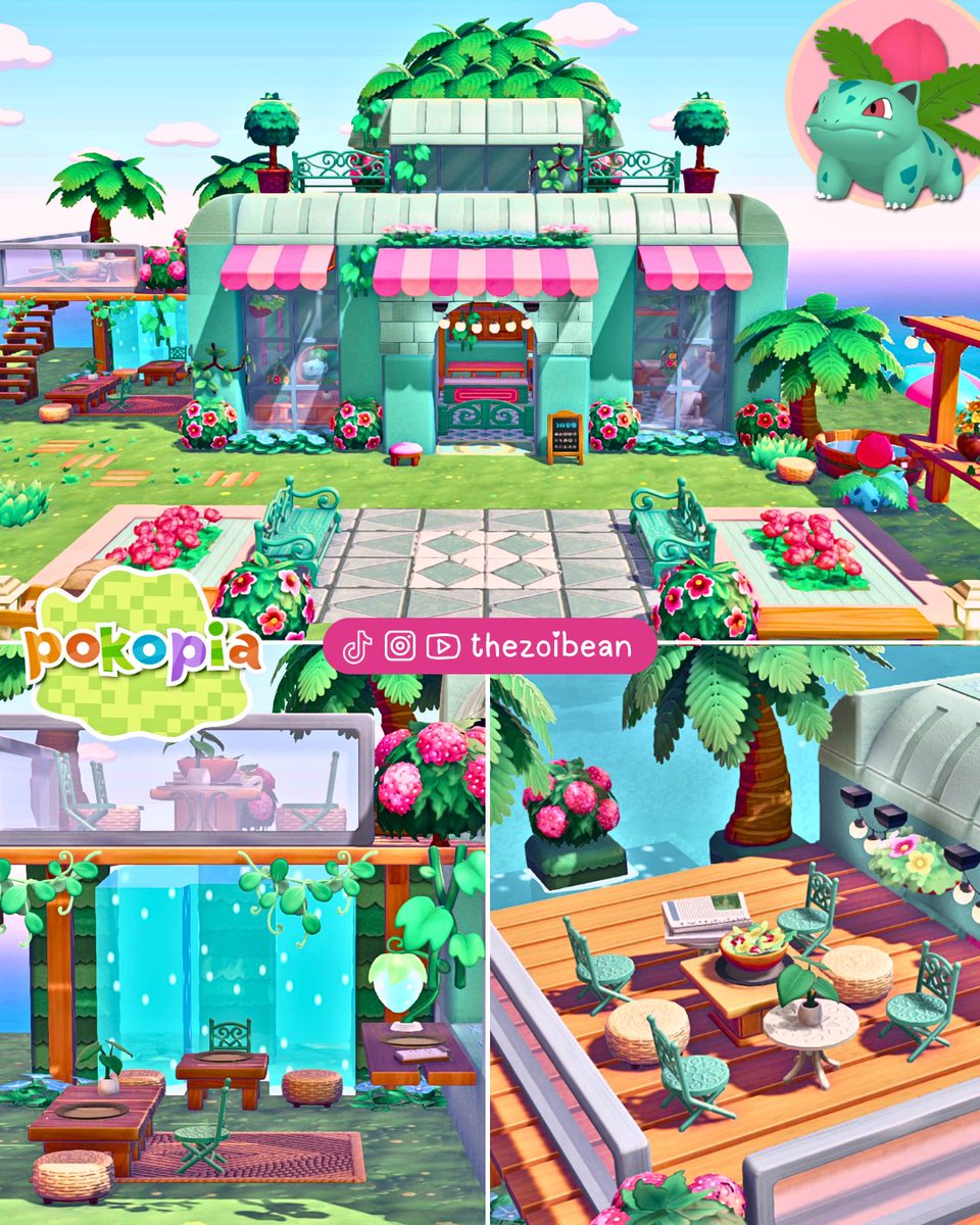 thezoibean's tweet photo. This started as a simple Bulbasaur House and turned into a FULL themed Flower Shop and Café. Pokopia building is wild 🌿
Build Tour and Step-by-step tutorial is here! 🔗 https://t.co/snRHxBSFh5
#Pokopia #PokemonPokopia #PokopiaBuild #Pokemon https://t.co/OYBN7HMmuB