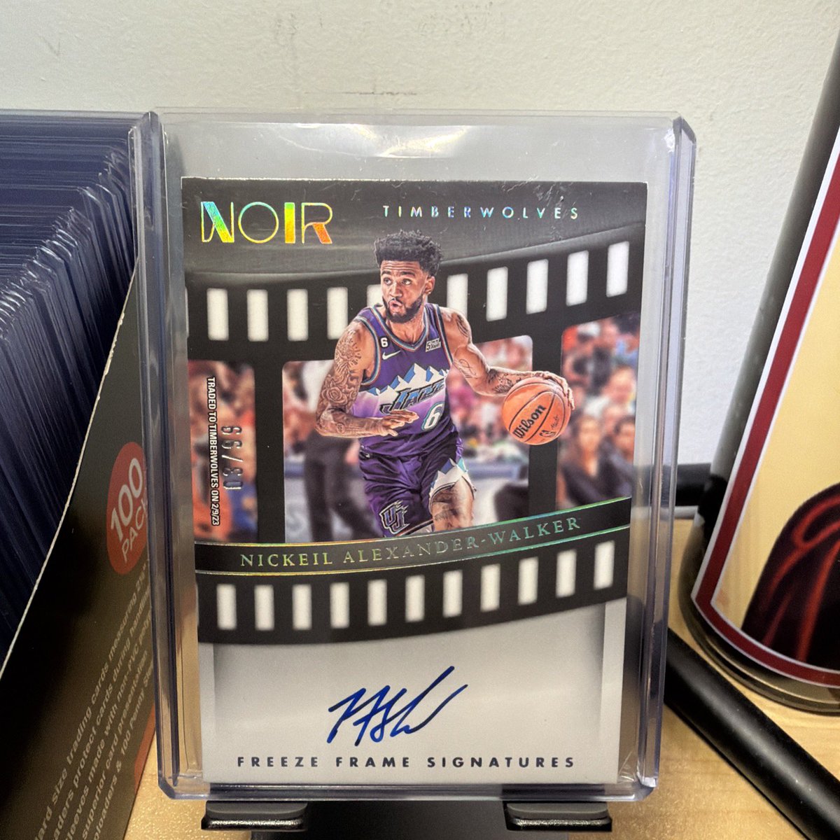 BasedCardGuy's tweet image. Check out 2022-23 Panini Noir Nickeil Alexander-Walker Snapshot Signatures Auto /99 MIP ebay.us/m/R0pPRU #eBay via @eBay #TBBReposts #TBBCrew #CardsForSale #Hawks #NBAPlayoffs #NAW #MIP