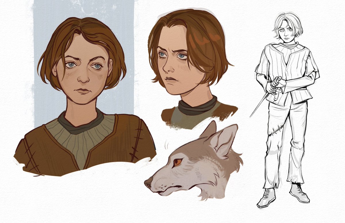 rebis_art's tweet image. #art #gameofthrones #aryastark