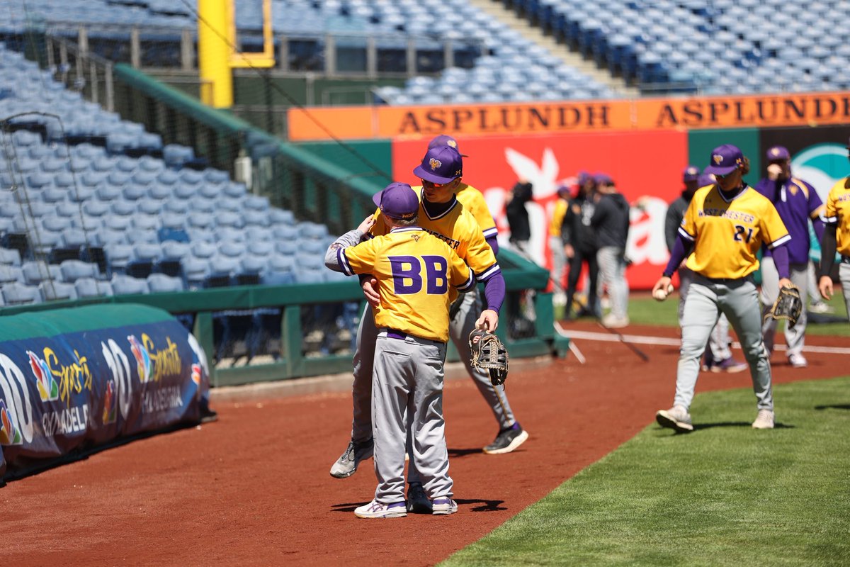 WCUAthletics's tweet photo. Under 30 minutes until first pitch here in South Philly as we close in on first pitch in the Bill Giles Championship game against Jefferson! https://t.co/vcr7YONnWb