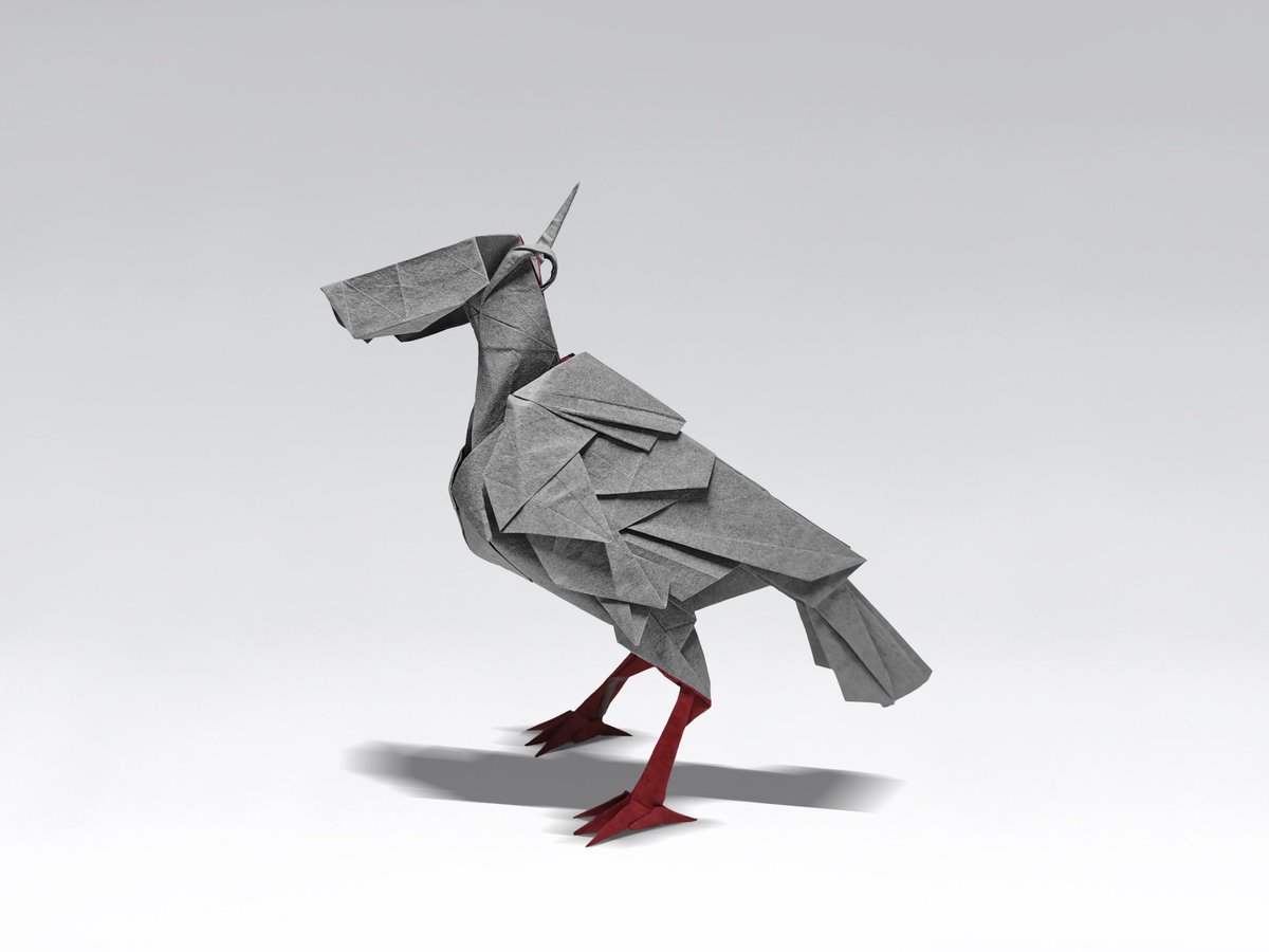 Busi12341's tweet image. 监视鸟
设计折叠:本人
#折纸 #折り紙作品 #ORIGAMI