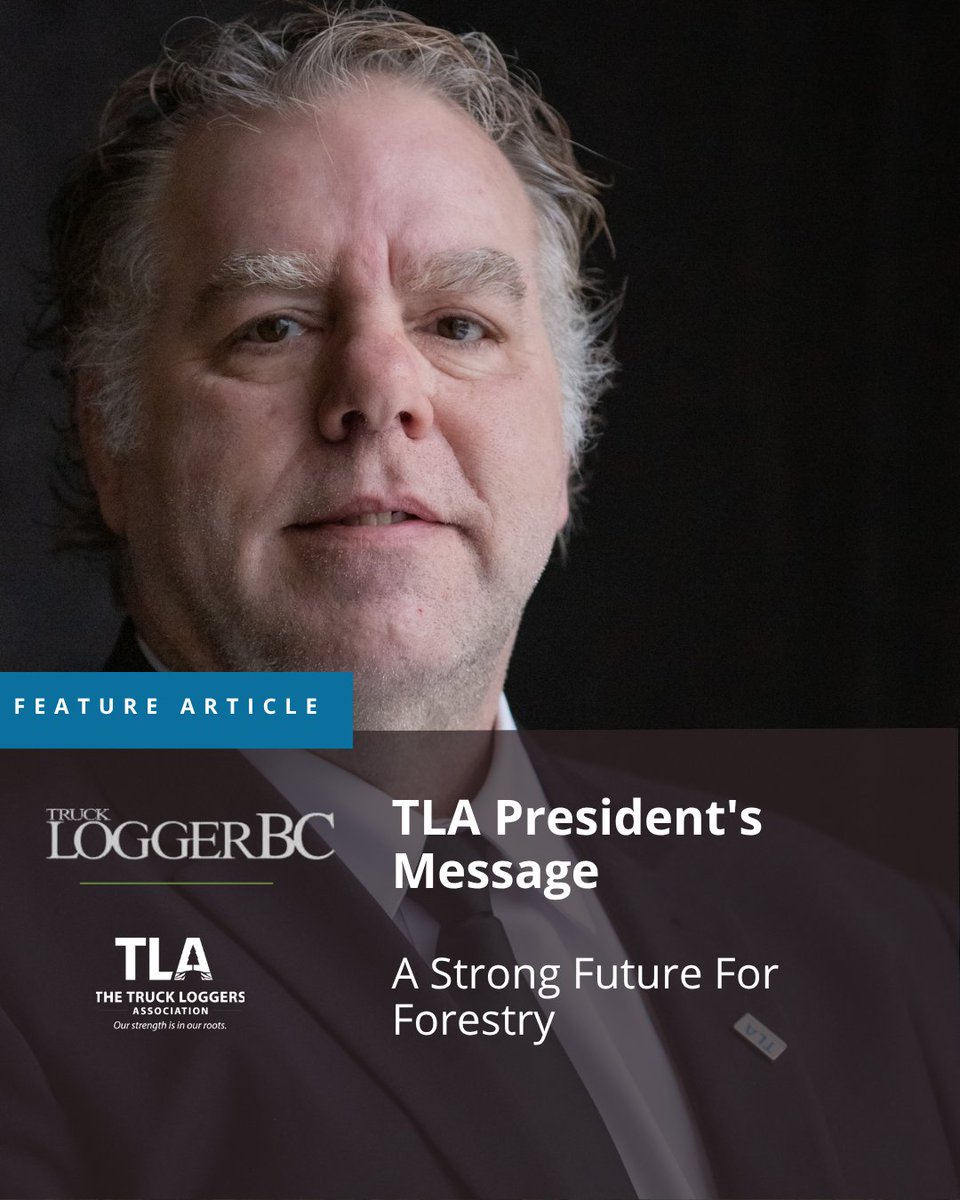 truckloggerBC's tweet photo. TLA President's Message

A Strong Future For Forestry

Read the full article here: https://t.co/YgNcxVqJK3 https://t.co/ln3yULIz37