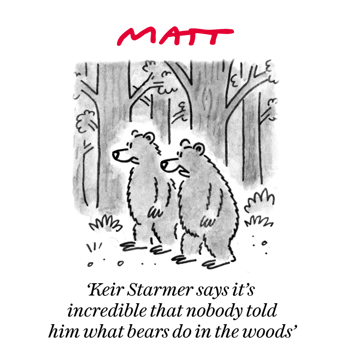 My latest cartoon for tomorrow's <a href="/Telegraph/">The Telegraph</a>

Buy a print of my cartoons at telegraph.co.uk/mattprints

Original artwork from chrisbeetles.com