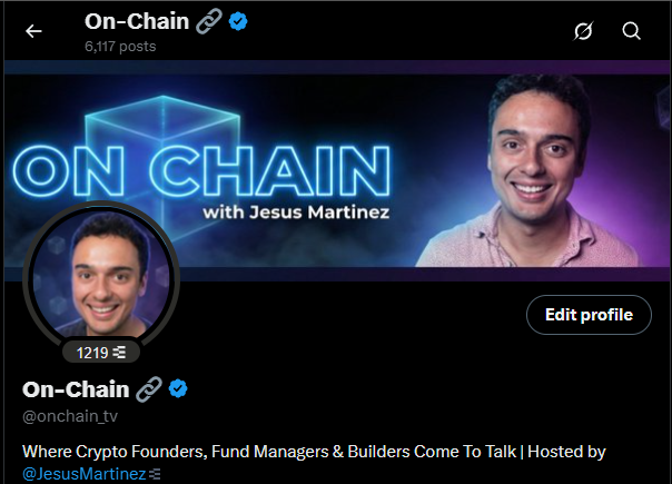 JesusMartinez's tweet photo. Something new is coming.

@onchain_tv https://t.co/e1DYeiLAvl