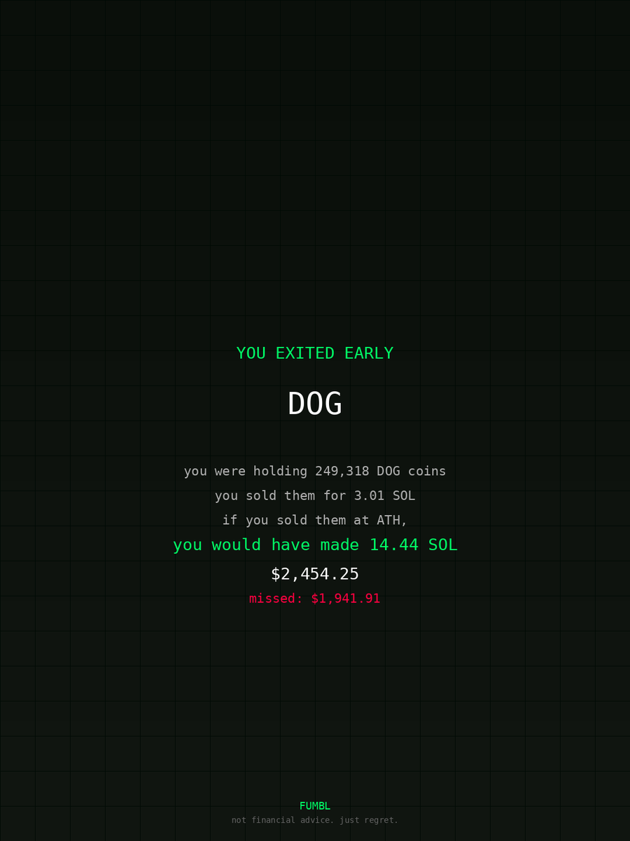 annischmitz's tweet image. just checked fumbledbags.com bro actually coulda had a fat bag on $DOG 

8eDbRJ1prCb3iAtBavbb8EUkBjo9M7gdF3c2b2D4pump
#metamask 
#printed