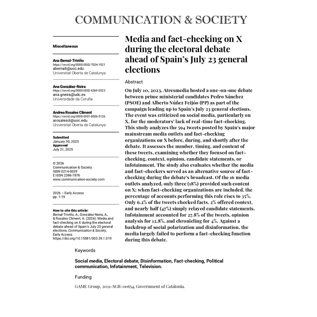 Communication & Society Journal tweet media