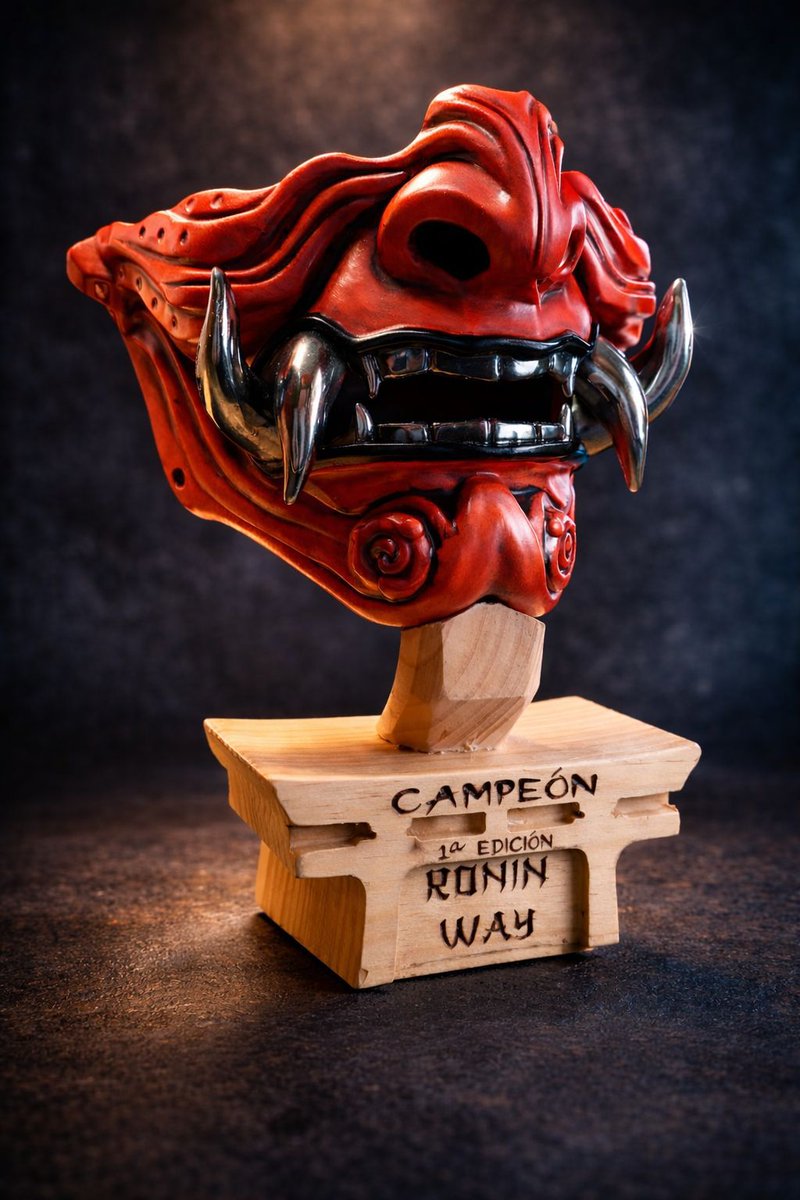 2xkoAndalucia's tweet photo. Os presentamos el trofeazo que se llevará el campeón de esta 1ra edición de Ronin Way! 

Más os vale tryhardear y poneros a la Ahri porque está para llevárselo…

¡Todavía estáis a tiempo de inscribiros!

https://t.co/lhkgwaFFxP

@2XKOes @Sh4rin_Papito https://t.co/w9dRmwq2N5