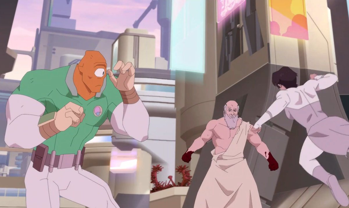 Neo_Ed_64_'s tweet image. ¿Qué pasaría sí Sócrates fuese reclutado para una guerra entre alienígenas? XD
#invinciblecomic 
@PrimeVideo 
#meme
#whatif