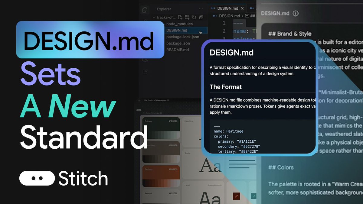 📰 #imNEWS: @GoogleLabs just open-sourced DESIGN.md, the format behind ...