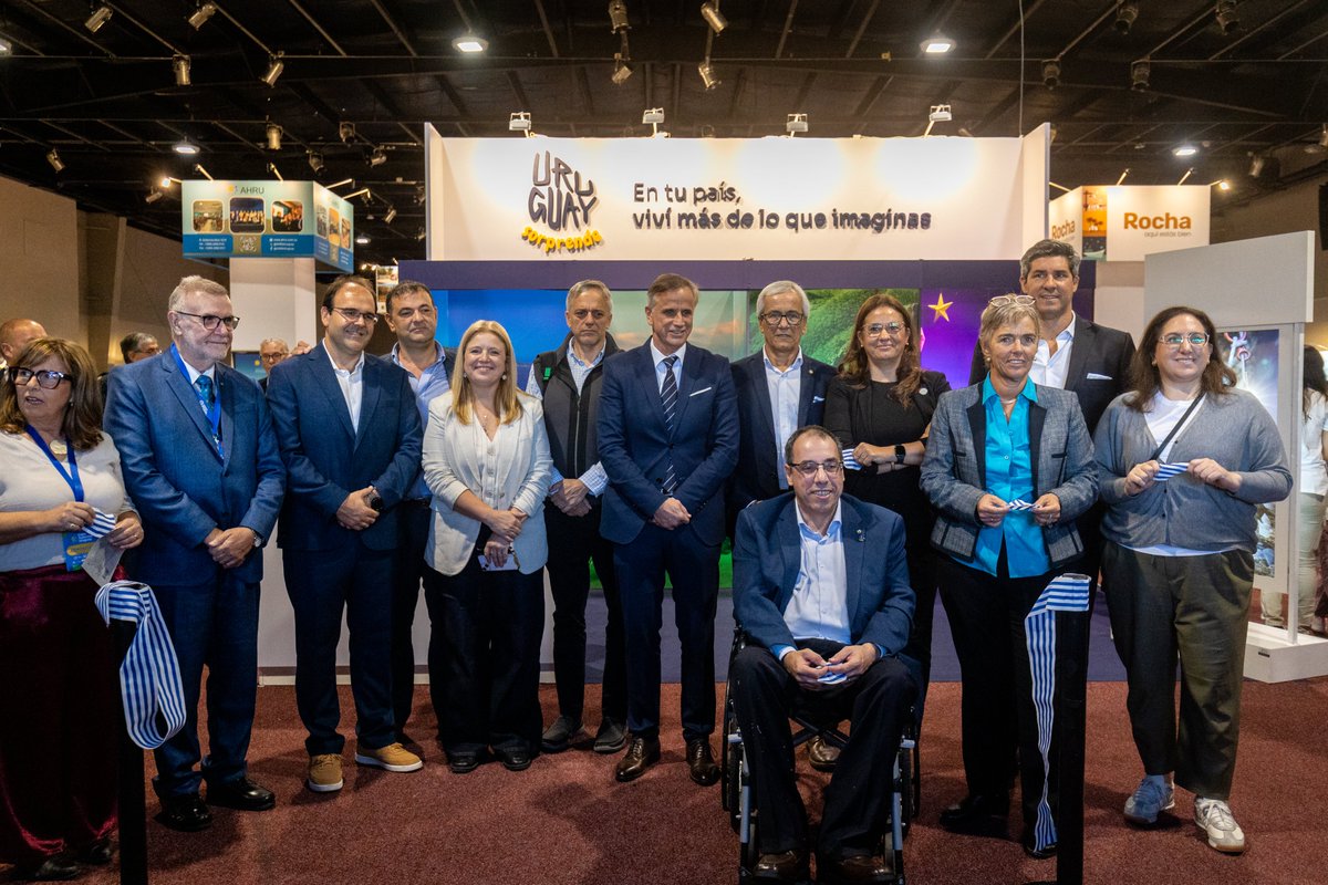 CamturUruguay's tweet photo. Expo Turismo Uruguay nace como una plataforma de promoción, intercambio y desarrollo para el sector, fortaleciendo la articulación público-privada y acercando al público nuevas oportunidades para planificar sus próximos viajes. https://t.co/AMkGY0fnxt