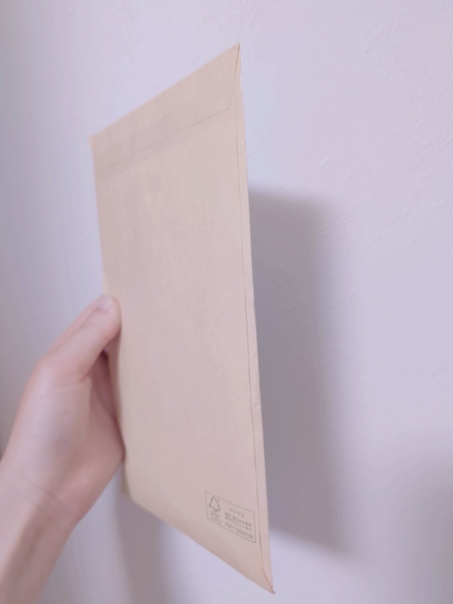 バババの国からの封筒、今回はちゃんと分厚い！！！！！！
絶対チェキだ嬉しい⸝⸝>  ̫ <⸝⸝ ︎