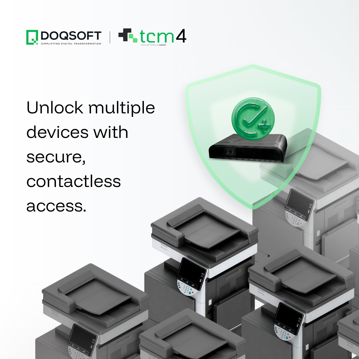 doqsoft's tweet photo. Device access shouldn’t be open. ❌😱
With TCM4, enable secure, contactless authentication and gain full control over who accesses your devices. 🤝😉
https://t.co/Q1tJb24xOq

#TCM4 #AccessControl #SecurePrinting #doqsoft https://t.co/yKCSMgTcGO