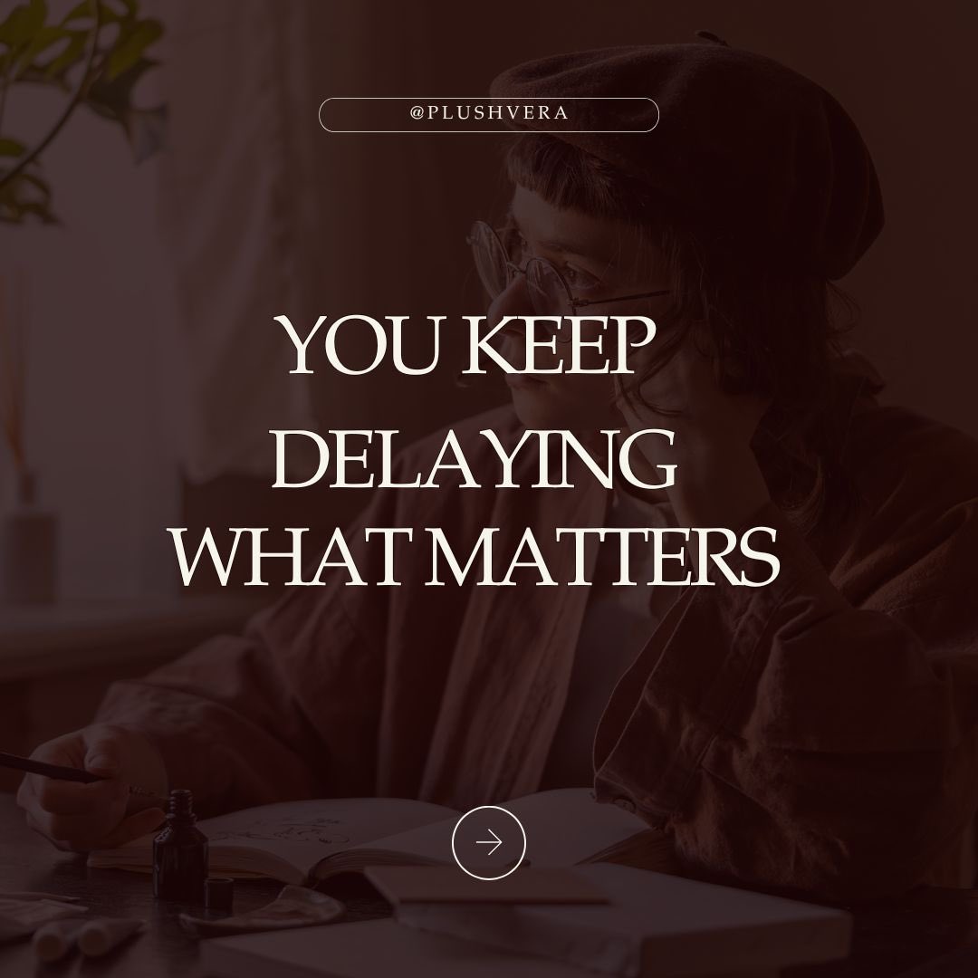 PlushVera_D's tweet image. You’re not lazy.

You’re overthinking everything — so you never start.

That’s procrastination.

Fix that, and everything changes.

👉 plushvera.com

#productivity #procrastination #mindset #selfimprovement