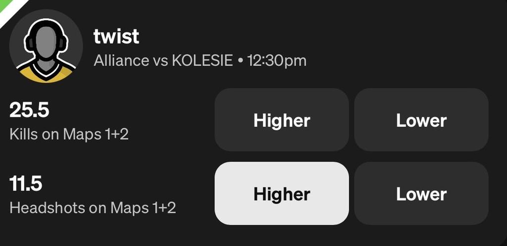 donclever02's tweet image. Cash it boys ✅✅

t.me/UHdS9g3ODQ0......

#Prizepicks #CS2 #CSGO #GamblingX