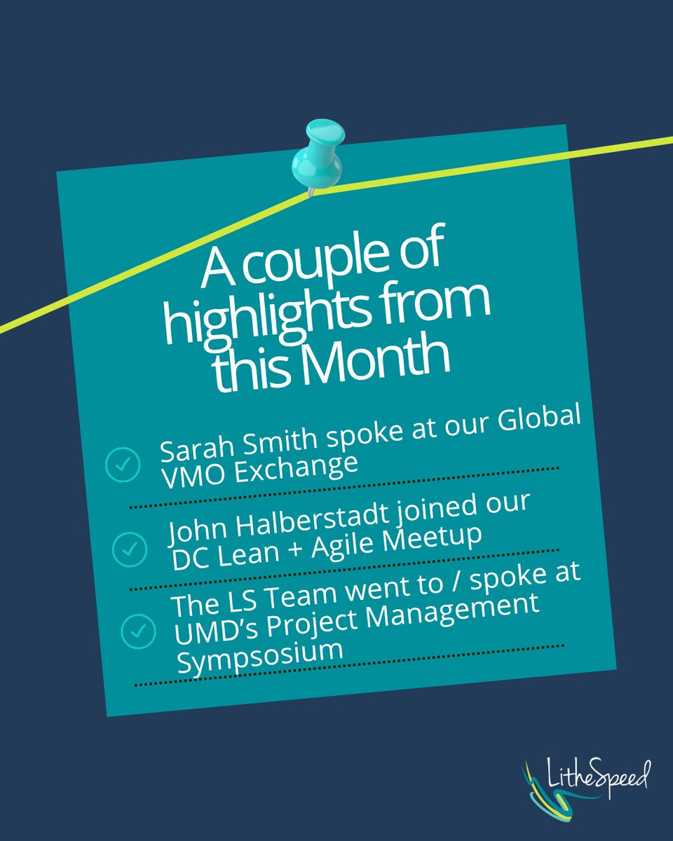 lithespeed's tweet photo. Crazy to think that another month has passed. Here’s everything that happened this April at LitheSpeed!

Swipe through for the full recap and get ready for an exciting May ahead! 👉

#agileleadership #agileVMO #leadershipagility #productoperatingmodel #LitheSpeed #UMD #GAIS2026 https://t.co/MtTHnKuUb0