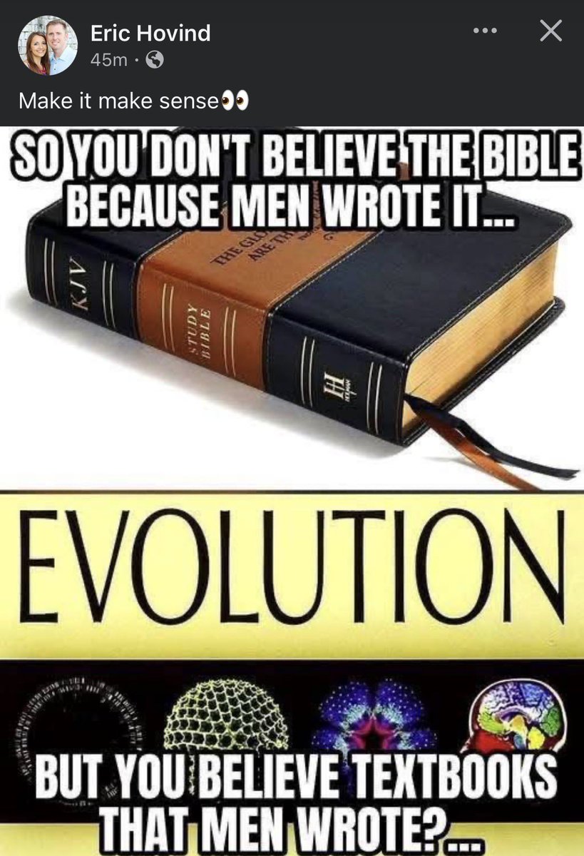 Not Evolution tweet media