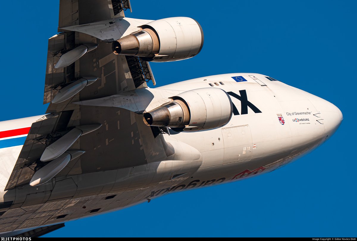 JetPhotos's tweet photo. A Cargolux 747 departing Budapest. https://t.co/Q0mtSivVFp © Gábor Kovács Dödi https://t.co/6TOSUfeM62