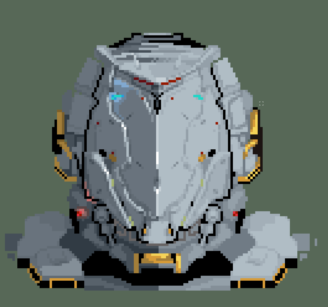 KartenKrieg's tweet image. #pixelart #WIP #PRAGMATA 
I still have a long way to go before I finish.😭
or not ¯\_(ツ)_/¯